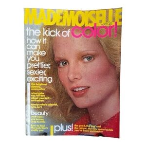 Vintage March 1976 Mademoiselle Magazine